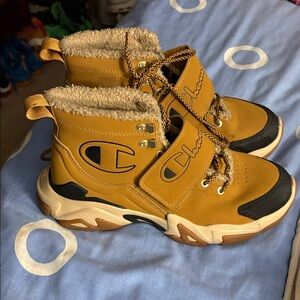 Champion  Brown Boots with Black Accents